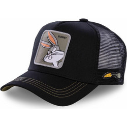 Capslab Looney Tunes Bugs Bunny Ανδρικό Καπέλο Jockey με Δίχτυ Snapback Υφασμάτινο Μαύρο CL/LOO/1/BUN