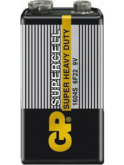 Gp Supercell Zink Carbon 6F22 1τμχ