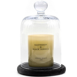 Cereria Molla Scent Tester Display with Glass Dome And Wood
