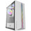 Darkflash DK151 White Midi Tower Κουτί Υπολογιστή RGB με Πλαϊνό Παράθυρο