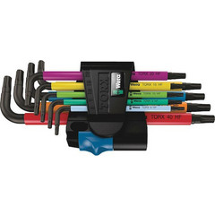Wera Σετ 9 Κλειδιά Torx σε Σχήμα L 967/9 TX Multicolour HF 05024179001