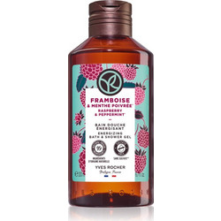 Yves Rocher Raspberry Peppermint Energizing Αφρόλουτρο σε Gel 200ml