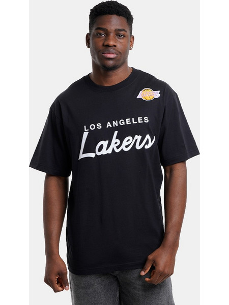 Mitchell & Ness NBA Head Coach Los Angeles Lakers Ανδρικό T-Shirt FC16318-LALBLCK Black