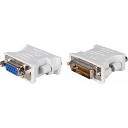 Powertech POWERTECH αντάπτορας DVI 24+1 αρσενικό σε VGA θηλυκό CAB-G020, λευκός