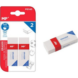 MP MP γόμα PG145, 65 x 23mm, λευκή, 2τμχ