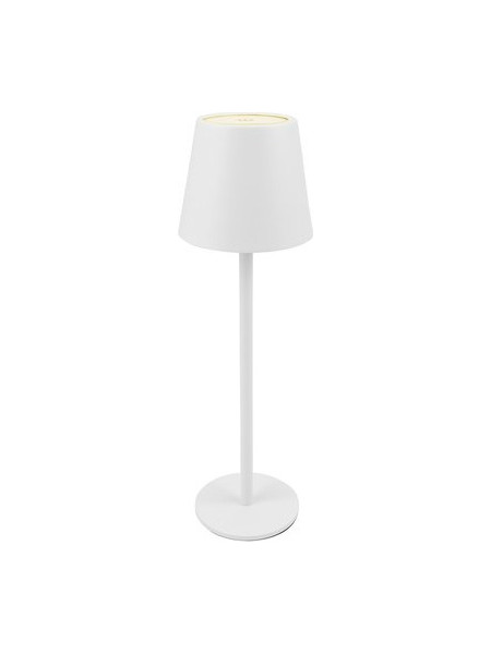 Powertech POWERTECH LED επιτραπέζιο φωτιστικό HLL-0194, ρυθμιζόμενο, επαναφορτιζόμενο, λευκό