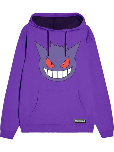 Pokemon Hooded Sweater Gengar Face - POK04052HSC