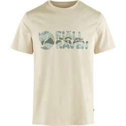 FJALLRAVEN Multicolor Logo T-Shirt - Chalk White