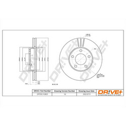 Dr!ve+ Δισκόπλακα - DP1010.11.0823