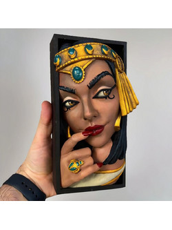 Φιγούρα Book Nook Collection Cleopatra 3D εκτυπωμένη