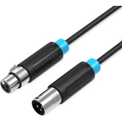 VENTION XLR Audio Extension Cable 10M Black (BBFBL) (VENBBFBL)