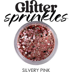 GLITTER SPRINKLES SILVERY PINK - SKU 250985-01
