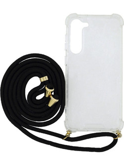 Ancus Crossbody Back Cover Transparent / Black (Samsung Galaxy S23 Plus 5G)