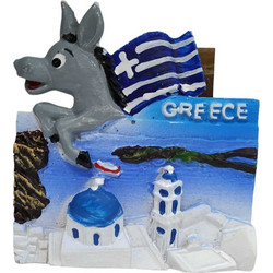 Tουριστικό μαγνητάκι Souvenir - Σετ 12pcs - Resin Magnet - Greece - 678213