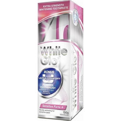 White Glo Sensitive Forte Toothpaste 100ml + Toothbrush