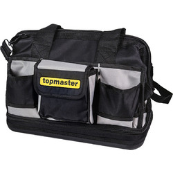 TOP MASTER Τσάντα Εργαλείων Ώμου Μαύρη Μ40xΠ23xΥ31εκ. 499949