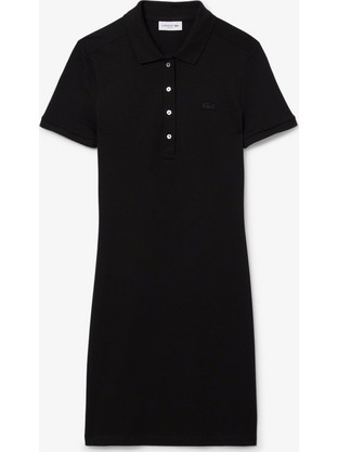 Lacoste Mini Καλοκαιρινό Καθημερινό Φόρεμα Μαύρο EF5473-031