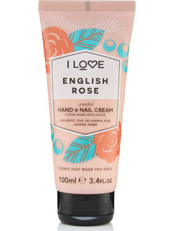 I Love English Rose Ενυδατική Κρέμα Χεριών & Νυχιών 100ml