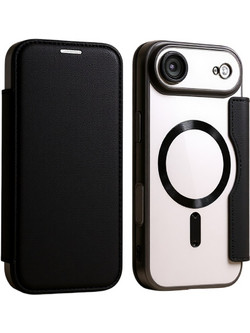 Techsuit SmartMag Book Θήκη Βιβλίο Black (iPhone 17 Air)