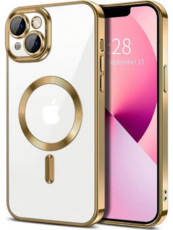 Techsuit Luxury Crystal MagSafe Θήκη Gold (iPhone 14)