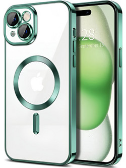 Techsuit Luxury Crystal MagSafe Θήκη Deep Green (iPhone 14)
