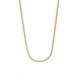 Αλυσίδα Λαιμού Φίδι SΕΝΖΑ Gold Stainless Steel 4mm-39+3cm Extension