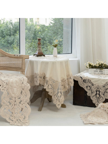 Καρέ beige 85x85cm Liolios Home 2790 PLS-TB1156