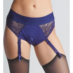 Strap On Me Harness Lingerie Diva - Night Blue