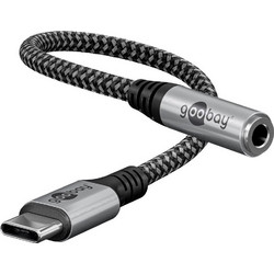 GOOBAY αντάπτορας USB-C σε 3.5mm, γκρι