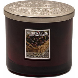 Αρωματικό κερί διπλό φιτίλι 230gr Heart and Home Γλυκά μαυροκέρασα 276260205
