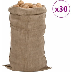 vidaXL Σακιά Γιούτας 30 Τεμ. 65 x 135 εκ. από Γιούτα 340 gsm