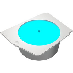 COUGAR illuminated hub for FV270, White