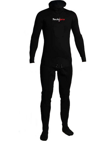 Tech Pro Comfort Ολόσωμη Στολή Κατάδυσης Ξυρισμένη Neoprene με Επιστήθιο για Ψαροντούφεκο 5mm