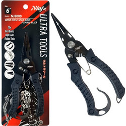 Ninja Bent Nose Split Ring Fishing Plier (NJ8009)