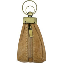 Δερμάτινη κλειδοθήκη πουγκί FETICHE 700 BEIGE ΜΠΕΖ