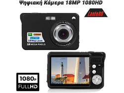 LanteXG Ψηφιακή Κάμερα 18MP 1080HD με Οθόνη 2.7