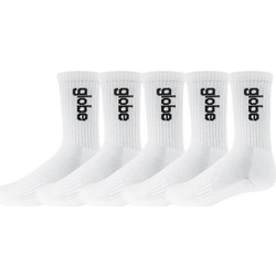 Globe O.G Vert Logo Hi Crew Ανδρικές Κάλτσες Λευκές 5Pack GB72639-006