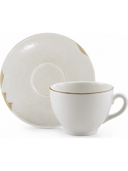 Kutahya Sand Wind Φλιτζάνι Cappuccino Πορσελάνης Λευκό 210ml BNLM01CF8901241M