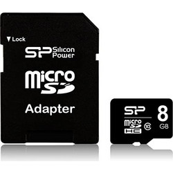 Silicon Power microSDHC 8GB Class 10 UHS-I