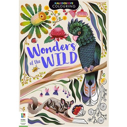 KALEIDOSCOPE COLOURING BOOK 72PP WONDERS OF THE WILD KAL-49