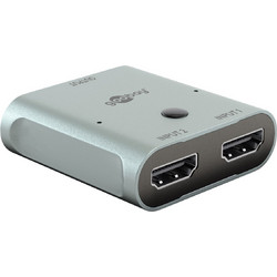 HDMI switch GOOBAY 77791 2 σε 1 8K/60HZ γκρι