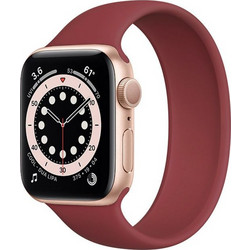 WiWu Solo Loop S Λουράκι Σιλικόνης Wine Red (Apple Watch 42 / 44 / 45 / 49mm)