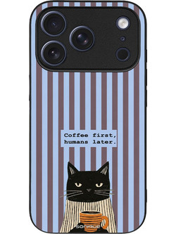 Sonique Stripe Stories Series Θήκη με Σχέδιο «Humans Later» (iPhone 17 Pro)