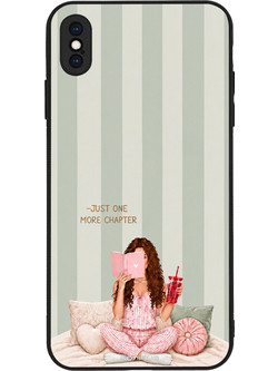 Sonique Stripe Stories Series Θήκη με Σχέδιο «Chapter» (iPhone XS Max)