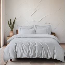 Σετ Κουβερλί 235x250 Υπέρδιπλο Tencel Rythmos Glacier- Ασημί