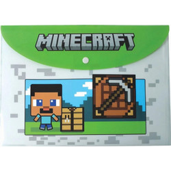 Minecraft - A4 Φάκελος με Κουμπί