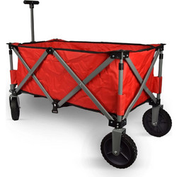 Καρότσι Μεταφοράς Redcliffs Πτυσσόμενο 90 x 49 x 58 cm Black/Red DG9000400