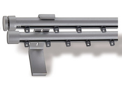 Σιδηρόδρομος Φ25 Enis By Domus Basic Nova Νίκελ Ματ 160cm (Και Σε 6 Διαστάσεις, 24 pastel Αποχρώσεις, Μονό ή Διπλό)