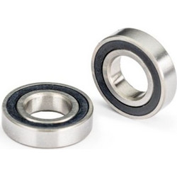 7x14x3.5mm BALL BEARINGS BLACK RUBBER SEALED 2 PCS - TRAXXAS 10719