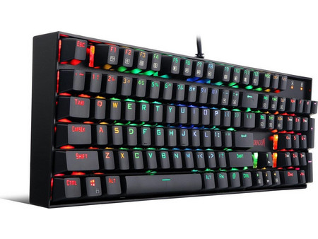 Redragon Mitra K551 Μηχανικό Gaming Πληκτρολόγιο με Custom Blue Διακόπτες Black